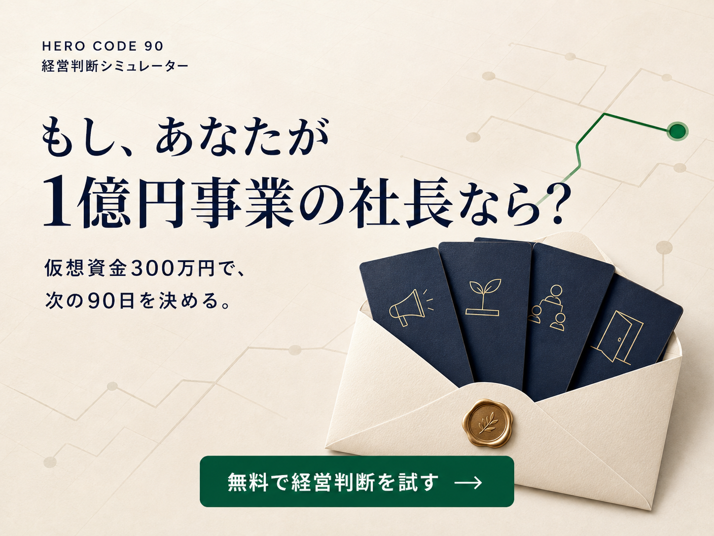 HERO CODE 90 経営判断シミュレーター